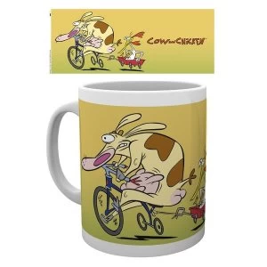 Cow And Chicken Bike Mug