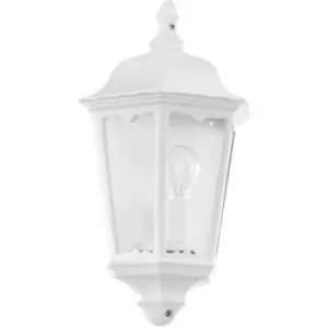 Eglo Navedo - 1 Light Outdoor Wall Lantern White IP44, E27