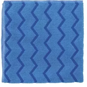 Rubbermaid HYGEN microfibre cloths, pack of 12, 406 x 406 mm, blue