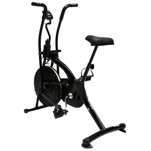 Charles Bentley Air Resistance Exercise Bike Cycle Gym Spin Cardio Sensor