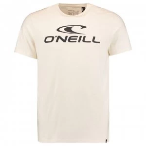 ONeill Large Logo T Shirt Mens - Powder White