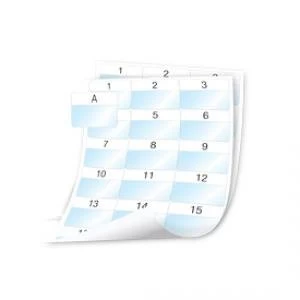 Dymo 54x42mm Rhino XTL Laminated Cable Wrap Sheet Labels 1008 Labels