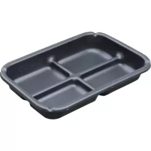 CEMO PE collection tray, acid-proof, collection capacity 20 l