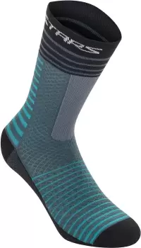 Alpinestars Drop 19 Socks, black-blue, Size L, black-blue, Size L