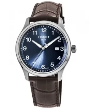 Tissot Classic XL Blue Dial Brown Leather Strap Mens Watch T116.410.16.047.00 T116.410.16.047.00
