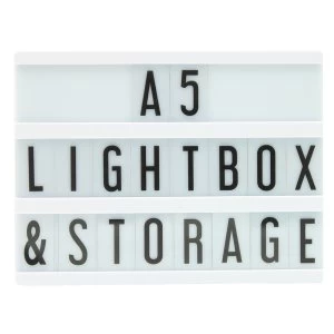 Locomocean A5 LED Cinematic Light Box with 90 Letters and 10 Emojis