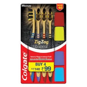 Colgate ZigZag Charcoal Toothbrush 3 Pack