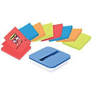 Post-it Z-Note Dispenser 76 x 76mm Assorted 90 Sheets