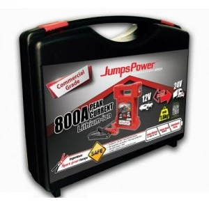 JumpsPower AMG24 Powersports Battery - 12/24V Truck Jump Starter With Ingenious Spark-proof Clamp