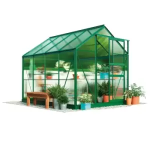 Garden Gear Greenhouse 6.2 x 6.2 x 6.6ft Green