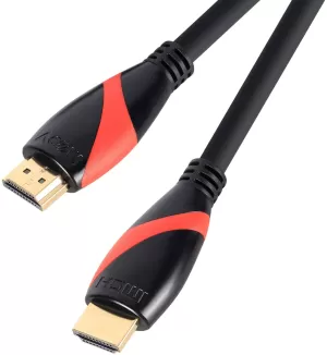 VCOM HDMI 2.0 (M) to HDMI 2.0 (M) 3m Black Premium 4K Ultra HD Supported Retail Packaged Display Cable