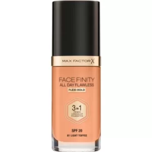 Max Factor Facefinity All Day Flawless Long-Lasting Foundation SPF 20 Shade 81 Light Toffee 30ml
