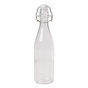 Tala Clip Top Ceramic Lid Cordial Bottle, 530ml Clear