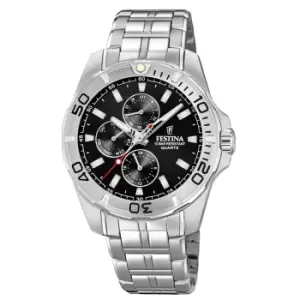 Festina F20445/3 Mens Black Dial Multi-Function Wristwatch