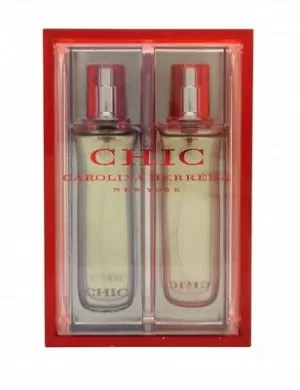 Carolina Herrera Chic Gift Set 30ml Eau de Parfum Red Edition + 30ml Eau de Parfum Purple Edition
