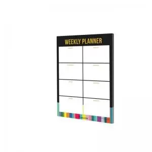 Collins Edge Rainbow Weekly Planner Desk Pad 60 Sheets A4 ED14U3.99