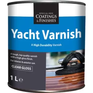 Barrettine Yacht Varnish 1L in Clear