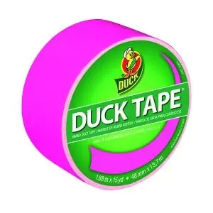 Ducktape Coloured Tape 48mmx13.7m Neon Pink Pack of 6 1265016 SUT03509