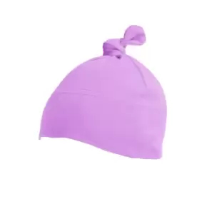 Babybugz Baby 1 Knot Plain Hat (One Size) (Bubble Gum Pink)