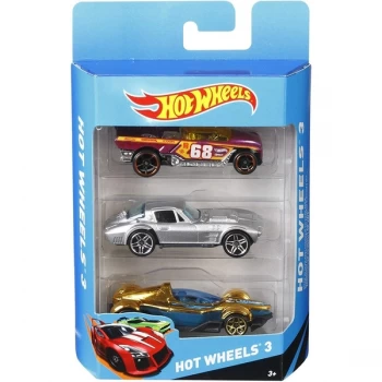 Hot Wheels - Set Of 3 Cars (1 At Random)