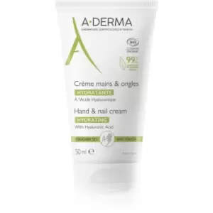 A-Derma Original Care Moisturising Hand and Nail Cream with Hyaluronic Acid 50ml