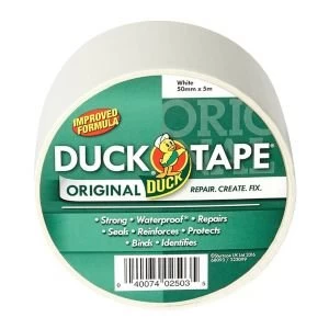 Duck White Cloth tape L5m W50mm
