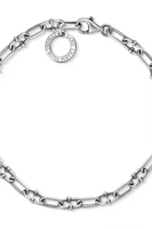 Ladies Thomas Sabo Sterling Silver Charm Club Charm Bracelet X0255-637-21-L18,5