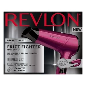 DR5229 Perfect Heat Frizz Fight Hair Dryer with 3 Heat and 2 Speed Settings in Pink