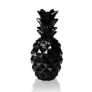 Black Metallic Concrete Pineapple For Her Candle