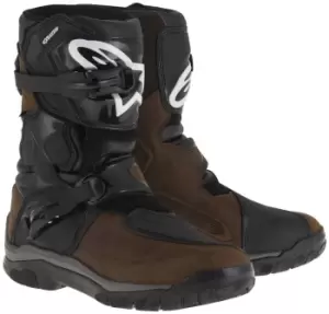 Alpinestars Belize Drystar Oiled Waterproof Motorcycle Boots, black-brown, Size 45 46, black-brown, Size 45 46