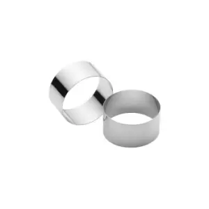 Kitchencraft - Set of Two Stainless Steel Cooking Rings