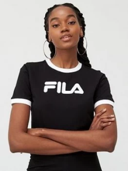 Fila Tionne Crop T-Shirt - Black Size M Women