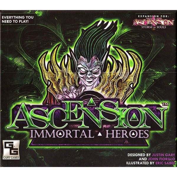 Ascension Immortal Heroes Deckbuilding Card Game 2 Player Expansion