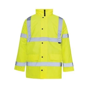 BSeen High Visibility Constructor Jacket Small Saturn Yellow