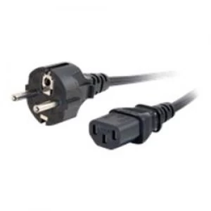 C2G 2m 16 AWG Universal Power Cord (IEC320C13 to CEE7/7)
