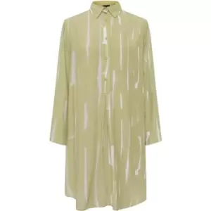 French Connection Flo Delphine Shirt Dress - Green
