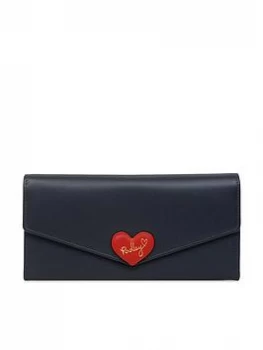 Radley I Love You Large Flapover Matinee Purse - Ink