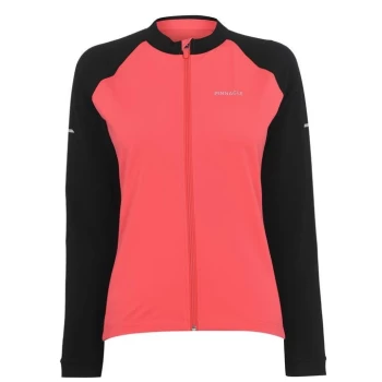 Pinnacle Thermal Long Sleeve Cycling Jersey Ladies - Coral