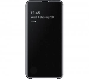 Galaxy S10e Plastic Clear View Case Black