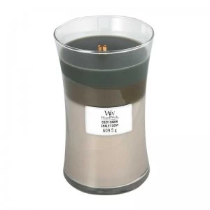 WoodWick Trilogy Cozy Cabin Large Jar Candle 609.5g
