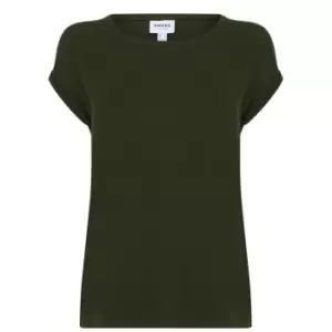 Vero Moda VM Ava Plain Shirt Sleeve T-Shirt Womens - Green