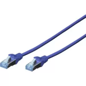 Digitus DK-1531-050/B RJ45 Network cable, patch cable CAT 5e SF/UTP 5m Blue