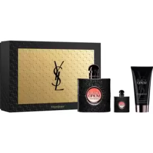 Yves Saint Laurent Black Opium Gift Set 50ml Eau de Parfum + 50ml Body Lotion + 7.5ml Eau de Parfum