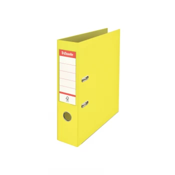 Colour'Ice Lever Arch File A4, Polypropylene, 75MM, Yellow - Outer Carton of 10