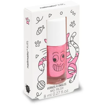 Nailmatic Kids Nail Polish for Kids Shade Kitty - candy pink glitter 8ml