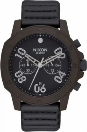 Mens Nixon The Ranger Chrono leather Chronograph Watch A940-2138