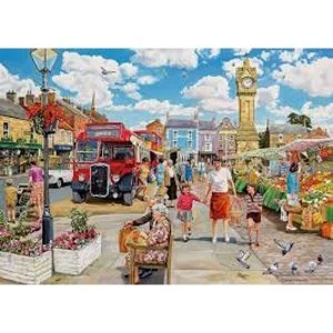 Clocktower Market Jigsaw Puzzle - 1000 Pieces
