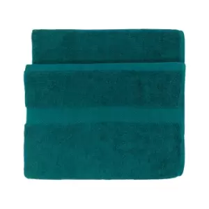 Loft Combed Cotton Hand Towel Teal