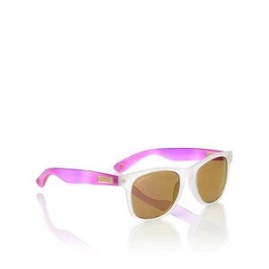 Lipsy Crystal Clear Matt Sunglasses With Pink Arm Detail Multi