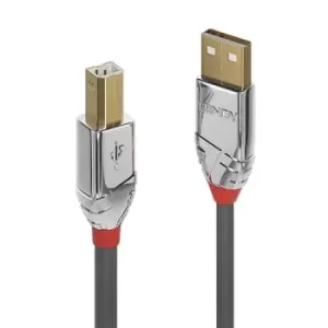 Lindy 0.5m USB 2.0 Type A to B Cable Cromo Line